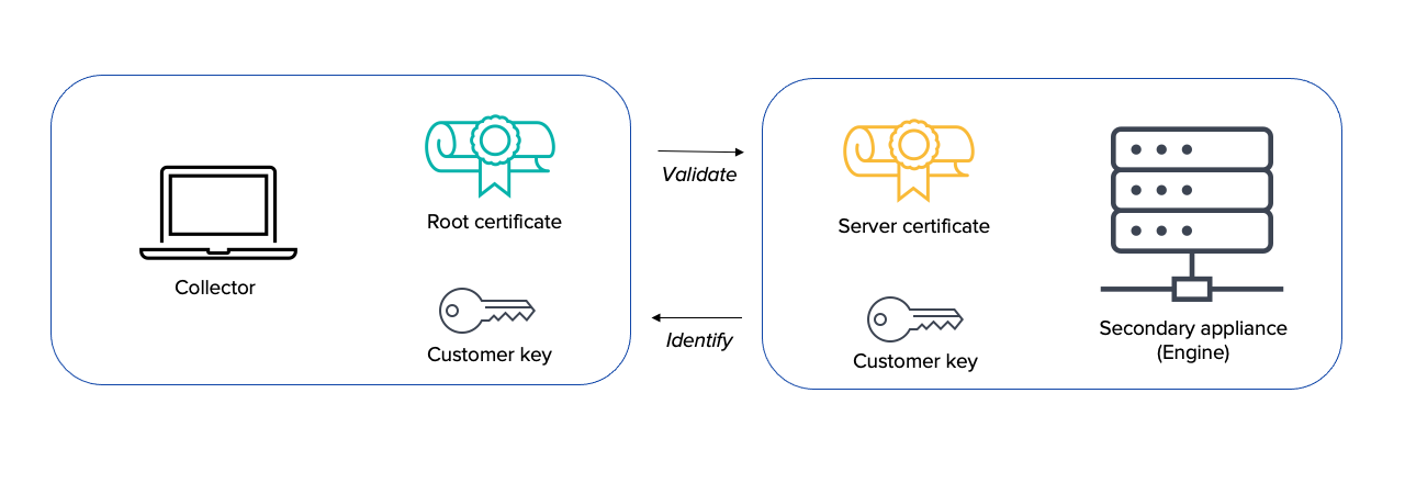 Diagram of Collector authentication